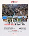 🌲DİVRİĞİ KEMALİYE ve TUNCELİ MUNZUR VADİSİ ve HARPUT TURU🌲 